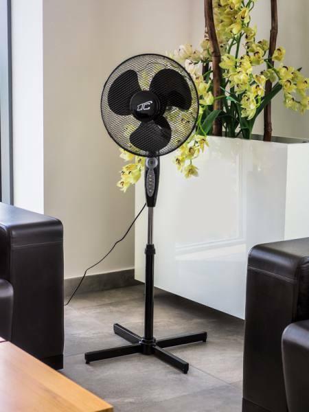 Image du produit Lasmex Ventilateur sur pied WT03 40W 16" noir 3 modes avec télécommande HQ