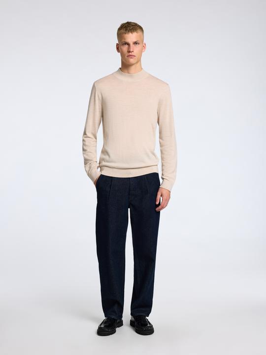 Produktbild Selected Homme Slhtray Ls Knit Merino Mock Neck Noos (XL)