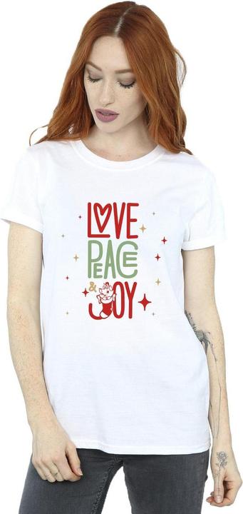 Disney The Aristocats Marie Love Peace Joy TShirt (XL)