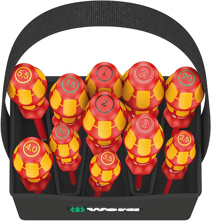 Produktbild Wera Kraftform 2go 100 (Schlitzschrauben, Torx (TX), Pozidriv-Kreuzschlitz (PZ), Phillipps-Kreuzschlitz (PH))