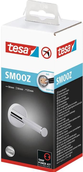 Produktbild tesa SMOOZ WC Ersatzrollenhalter inkl. Klebelösung ohne Bohren
