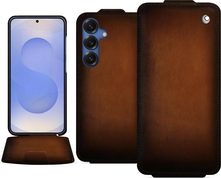 Actual product image Noreve Vertical leather shell (Samsung Galaxy S25)
