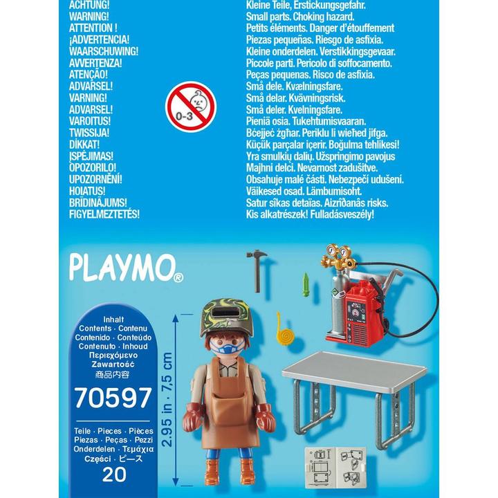 Produktbild Playmobil Schweisser mit Ausrüstung (70597, Playmobil Special Plus)