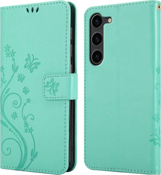 Actual product image Cadorabo Case for Samsung Galaxy S23 Flower Book (Samsung Galaxy S23)
