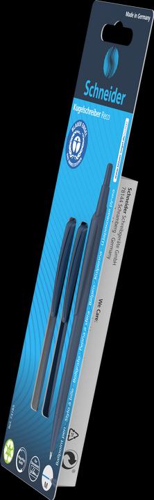 Produktbild Schneider Kugelschreiber Reco Druckmechanik M blau VE=2 Stück Blister (Blau, 2 x)