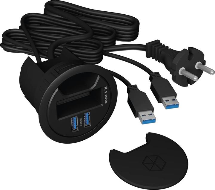Immagine prodotto Icy Box IB-HUB2201 (USB-A, 2 porte)