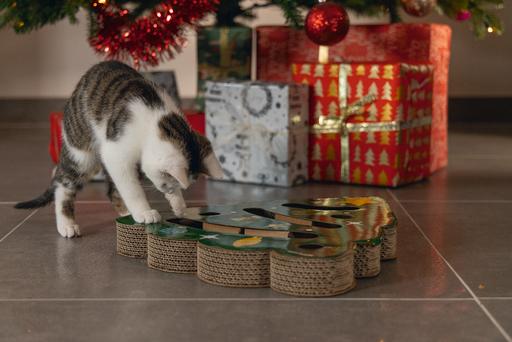 Productafbeelding Beeztees Kerst krasspeeltje (Krabspeeltje voor katten)