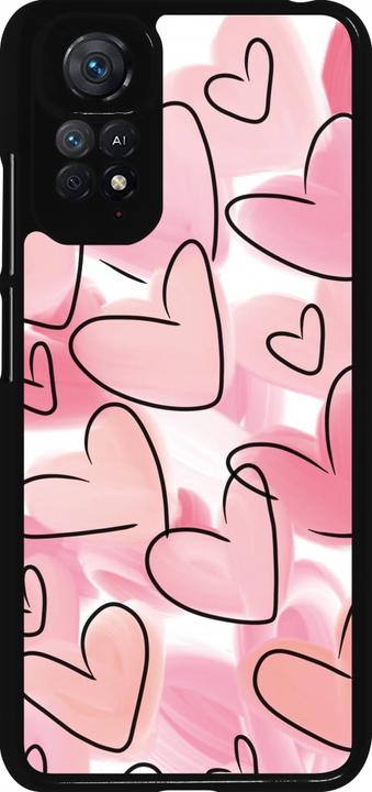 Produktbild PhoneLook Hülle Easter 2023 pink hearts (Xiaomi Redmi Note 11, Oppo A11s)