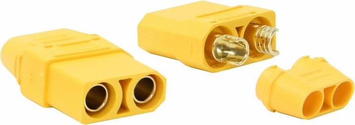 Immagine prodotto Jamara Spina/presa ad alta corrente XT90 placcata oro Grip con cappuccio isolante 1 coppia