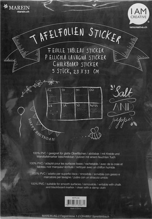 Actual product image I Am Creative Blackboard film