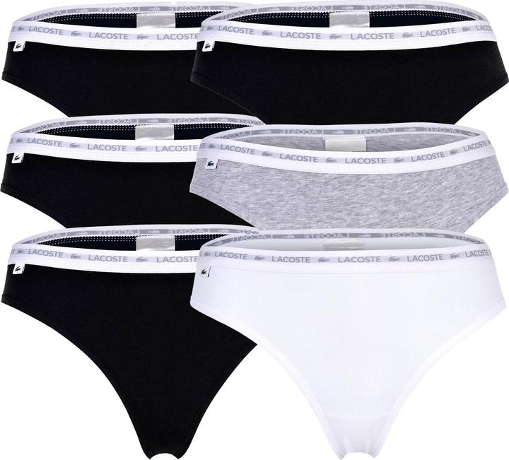 Lacoste 6-pack Stretch Cotton Briefs (L, 6er Pack)