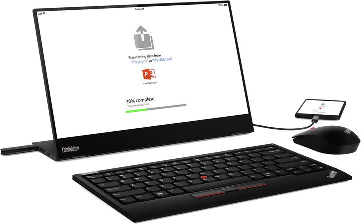 Immagine prodotto Lenovo ThinkVision M14t (1920 x 1080 pixel, 14")