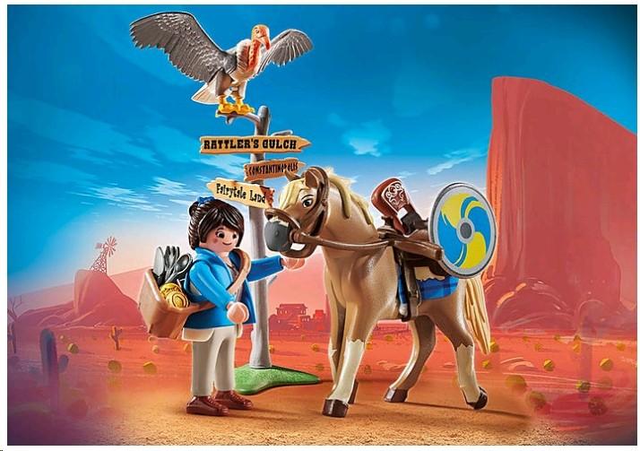 Image du produit Playmobil Le film Marla avec un cheval (70072, Playmobil The Movie)