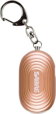 Sabre Schrillalarm 2-in-1 Personal Alarm mit LED Licht & Karabinerhaken, bronze