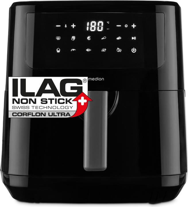Produktbild Medion MD 11750 Life P10 XL Duo-Heissluftfritteuse