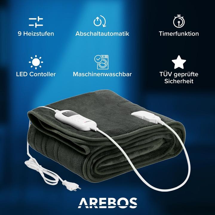 Image du produit Arebos Couverture chauffante