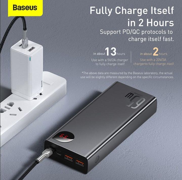 Produktbild Baseus Adaman Series (20000 mAh, 65 W, 74 Wh)