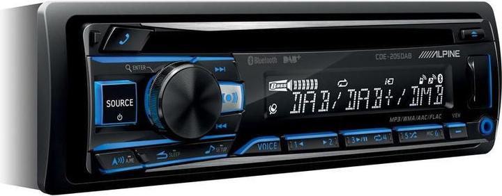 Actual product image Alpine CDE-205DAB (Apple Carplay, Android car)