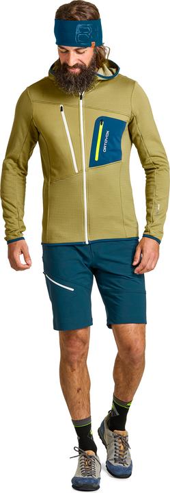 Produktbild Ortovox Fleece Grid Hoodie Herren Midlayer (S)