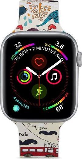 Image du produit MU Style BO Bracelet en silicone avec sujet (41 mm, 38 mm, 40 mm, Silicone)