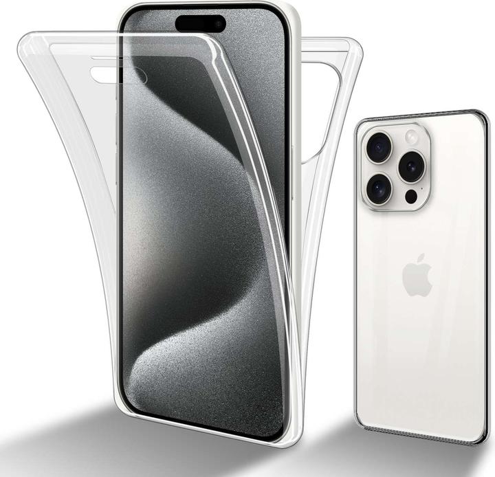 Produktbild Cadorabo TPU 360 Grad Hülle für Apple iPhone 15 PRO (Apple iPhone 15 Pro)