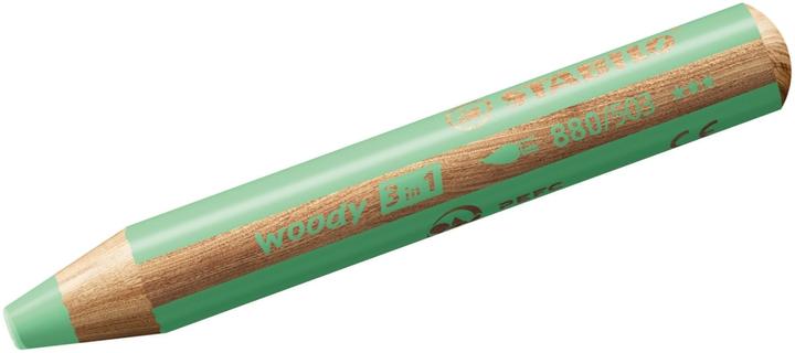 Actual product image STABILO woody 3 in 1 coloured pencil (Pastel green, 1 x)