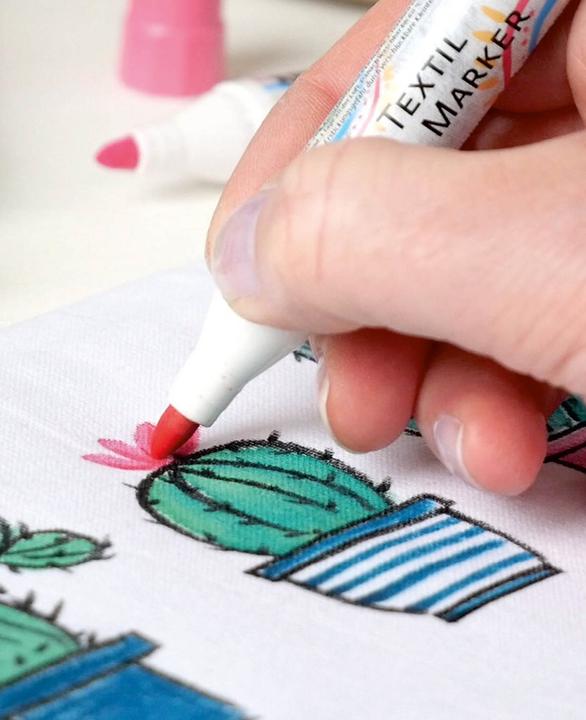 Produktbild Kreul Textilmarker JAVANA "texi m„x medium", pink (Pink, 4 mm, 1 x)