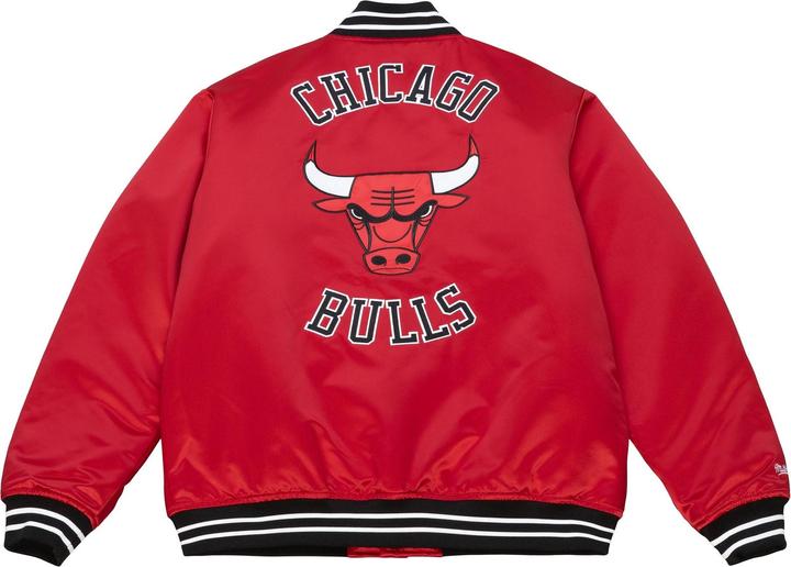 Immagine prodotto Mitchell & Ness NBA Chicago Bulls - Giacca in raso pesante Uomo (S)