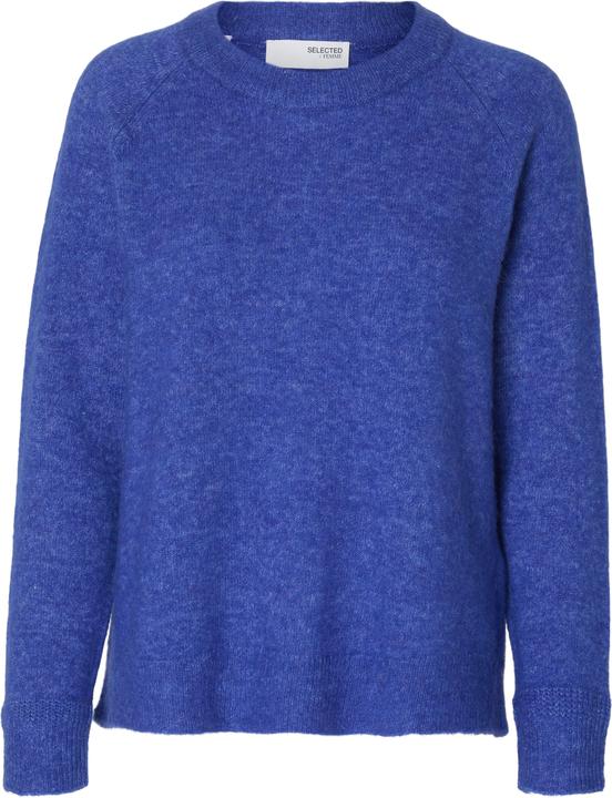 Selected Femme Slflulu Ls Knit O-Neck Noos