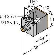 Image du produit Turck TURC BI15-CK40-Y1X-H1141 Capteur inductif KEMA 02 ATEX 1090X (Capteur)