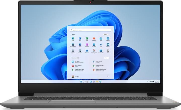 Actual product image Lenovo IdeaPad 3 17IAU7 17.3' Pentium Gold 8505 laptop (82RL0083MH) (17.30", Intel Pentium Gold 8505, 4 GB, 128 GB, Eng. Int.)