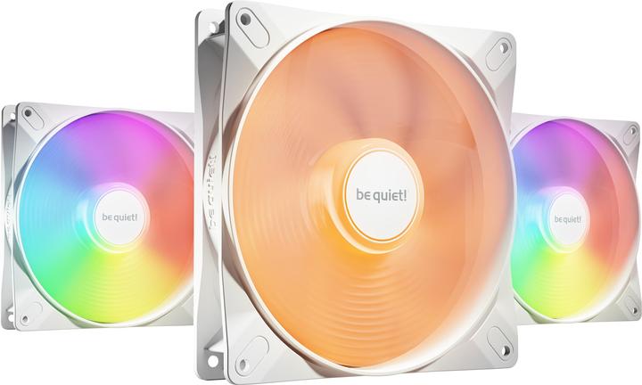 Produktbild be quiet! LIGHT WINGS LX 140mm PWM White Triple-Pack (140 mm, 3 x)