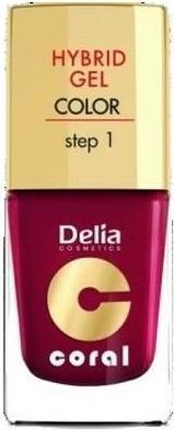 Immagine prodotto Delia Cosmetics Cosmetics Coral Hybrid Gel Nail Polish No. 12 Chestnut Brown 11ml (Marrone, Smalto per unghie effetto gel)
