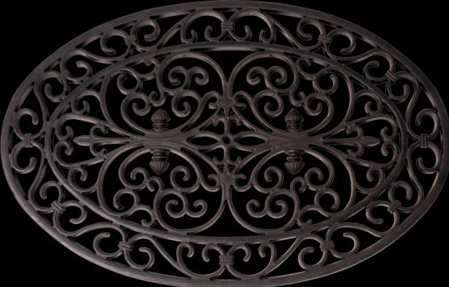 Produktbild Esschert Design Fussmatte Gummi oval (70 x 70 cm)