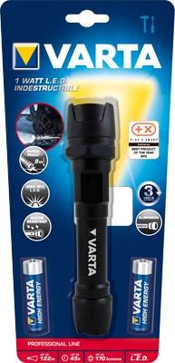 Produktbild Varta LED Taschenlampe Indestructible (16.40 cm, 100 lm)