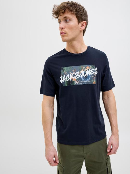 Produktbild Jack & Jones Jjhawaii Shape Tee Ss Crew Neck Ln (XL)