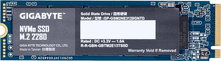 Image du produit Gigabyte GP-GSM2NE3256GNTD (256 Go, M.2 2280)