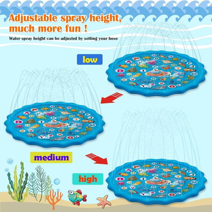 Produktbild Paochocky Grosse Sprinkler-Wasserspielmatte, 170 cm