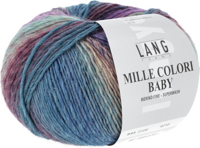 Lang Yarns MILLE COLORI BABY - 845 (190 m)