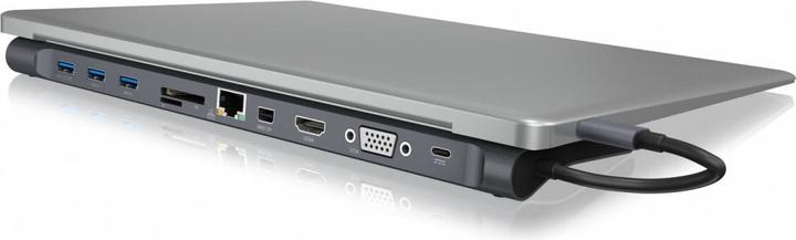 Produktbild Icy Box IB-DK2102-C - 11-Fach USB-C Dual Dock 60W PD (USB-C, 3 Ports)