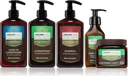 Image du produit Arganicare Coffret de noix de coco pour cheveux très secs et abîmés (Set soin capillaire)