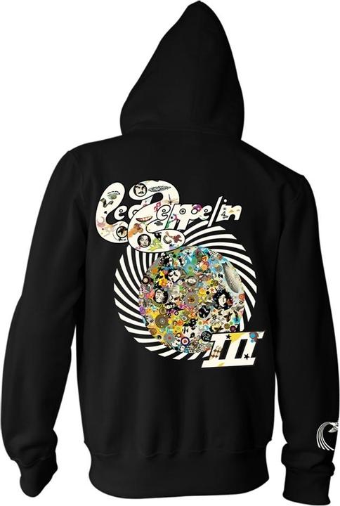 Immagine prodotto Led Zeppelin Felpa con cappuccio Swirl III Unisex Adulto (S)