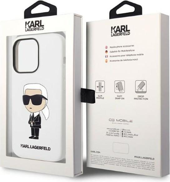 Actual product image Karl Lagerfeld iPhone 14 Pro Max Liquid Silicone Ikonik NFT Case (Apple iPhone 14 Pro Max)
