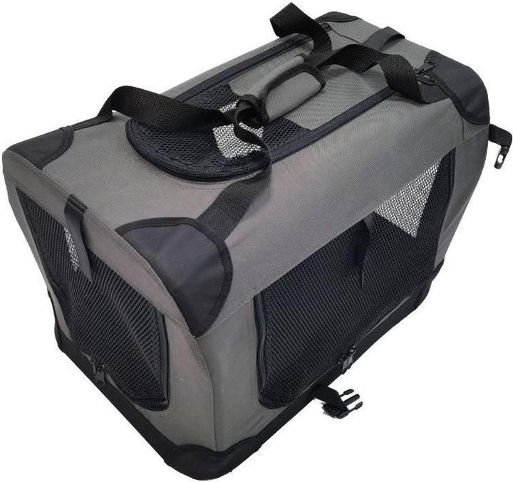 LS Petproducts Soft Dog Crate - M - Grey - (700024101235) (Hund, Faltbar)