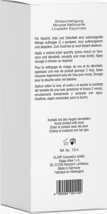 Produktbild Klapp C PURE Foam Cleanser 200 ml (Schaum, 200 ml)