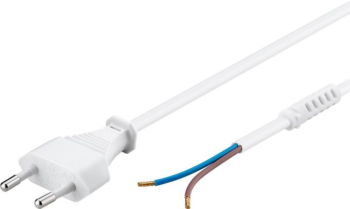 Produktbild Goobay Euro Kabel zum Konfektionieren, 1,5 m, Weiss (1.50 m)