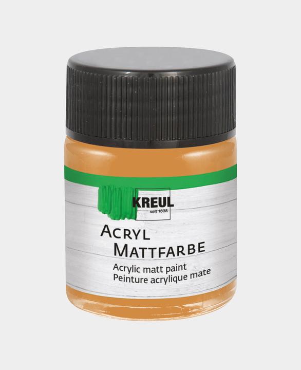 Actual product image Kreul Acrylic matt paint, 50 ml (Ochre, 50 ml)