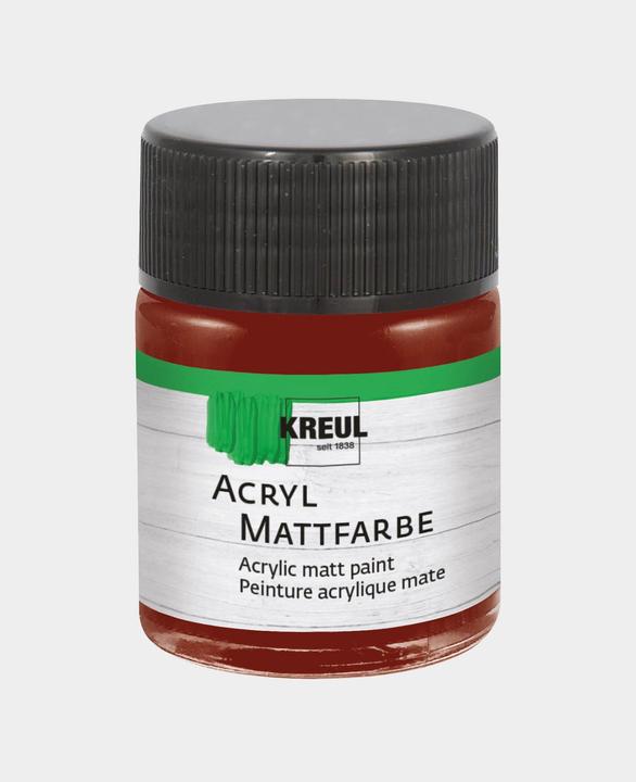 Actual product image Kreul Acrylic matt paint, 50 ml (Chestnut, 50 ml)