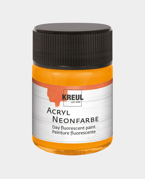 Produktbild Kreul Acryl Neonfarbe, 50 ml (Neon-orange, 50 ml)
