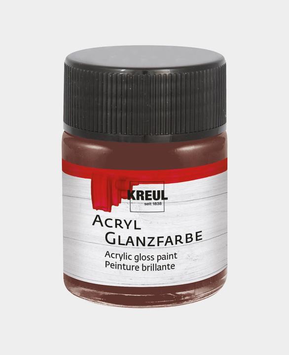 Immagine prodotto Kreul Vernice acrilica lucida, 50 ml (Marrone scuro, 50 ml)